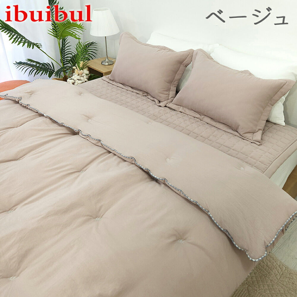 キャラメル【なんとも言えない肌触り セミマイクロ掛け布団】S シングル 150×200cm