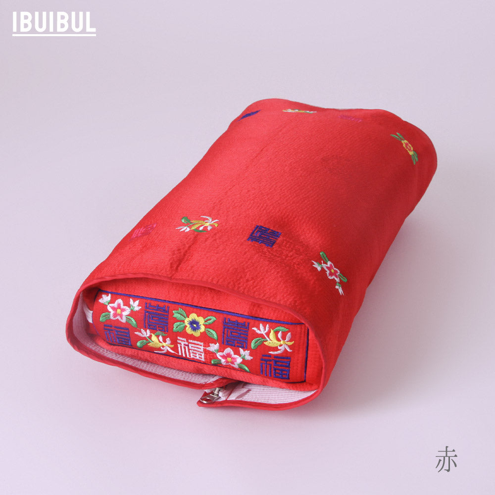 韓国伝統枕 【四角(福)そばがら】 全6色