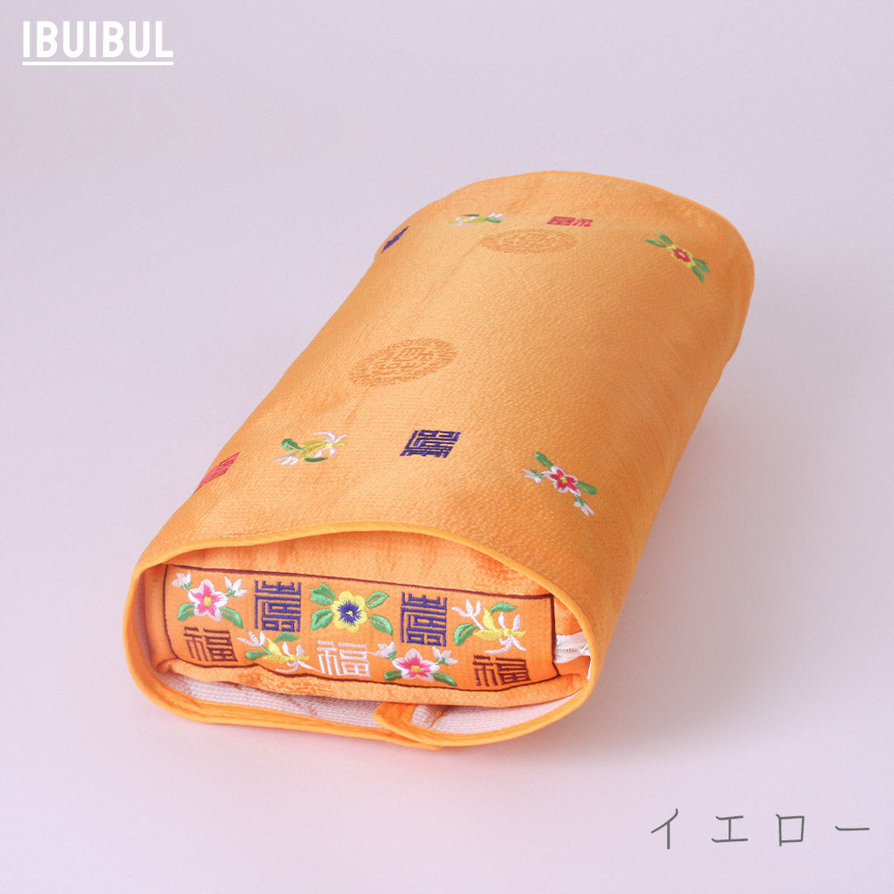 韓国伝統枕 【四角(福)そばがら】 全6色