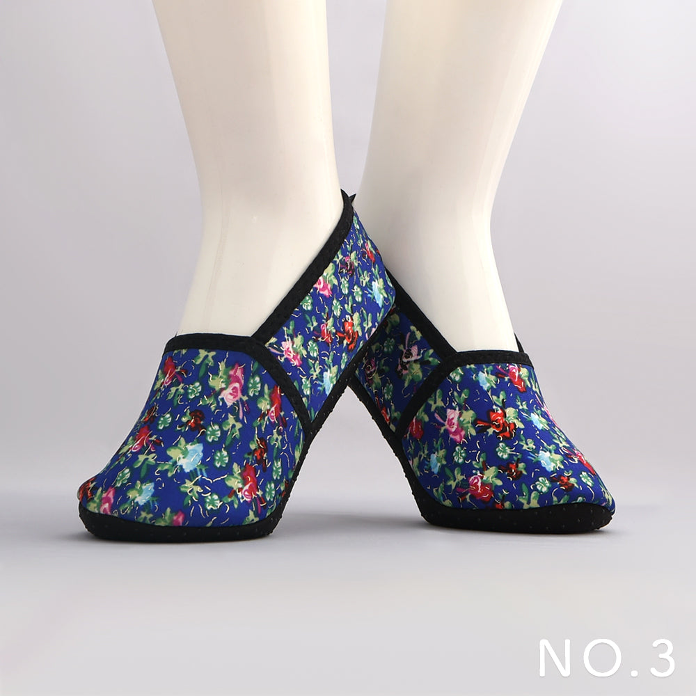 【送料無料】花ラメ柄 スクエアショート 22.5~24.5cm 冷房 くるぶし あったか 暖かい 韓国 冷え性 対策 グッズ 靴下 メール便