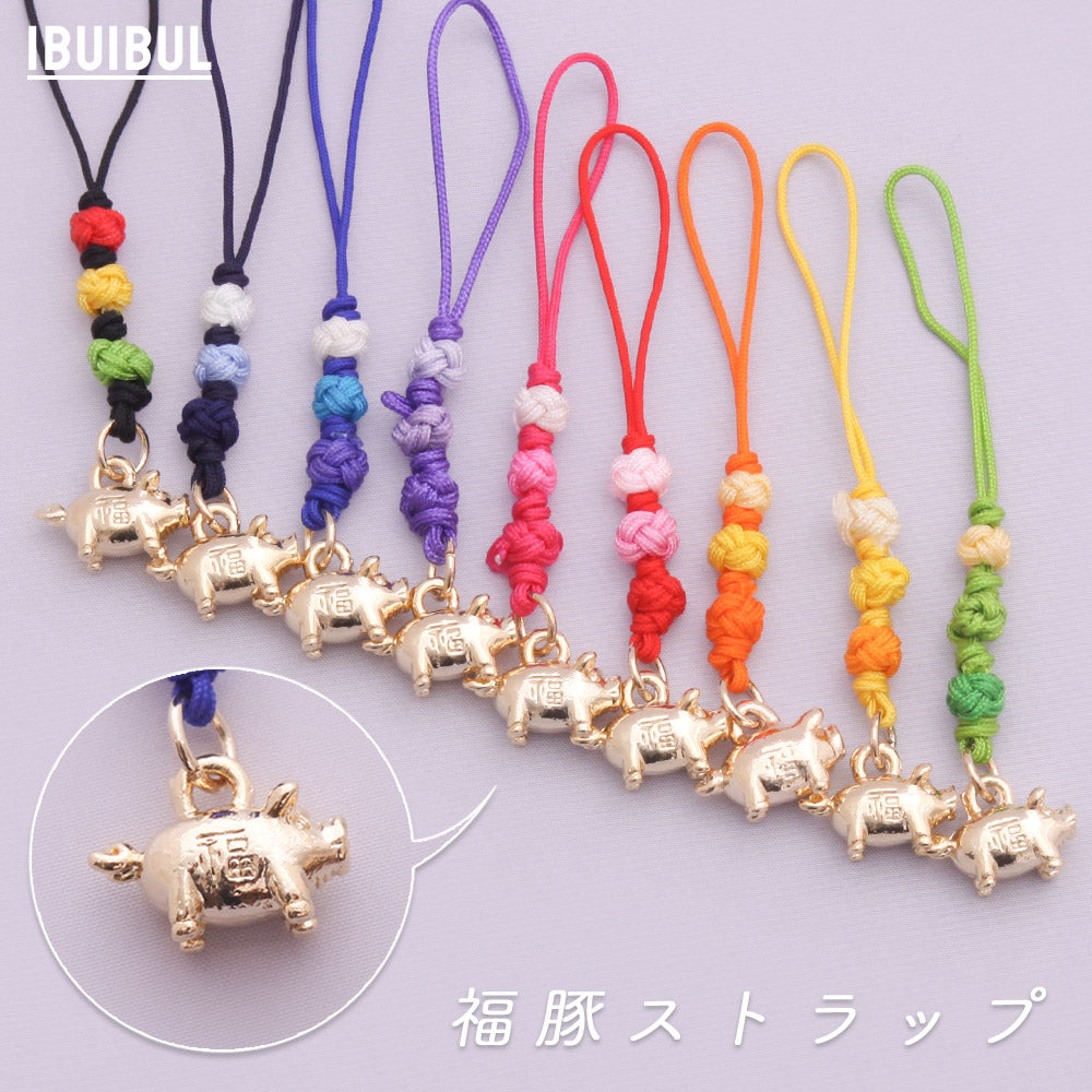 海外ブランド  ストラップ【福豚 金豚】 – ibuibul スマホアクセサリー