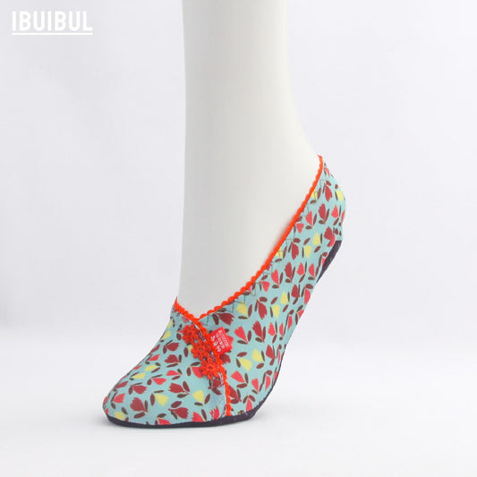 【送料無料】レディース 夏用 フットカバー 2025 No.6 フリーサイズ 23.0~25.0cm 脱げない すべり止め付き 春夏 ルームソックス ポソン プレゼント かわいい おしゃれ