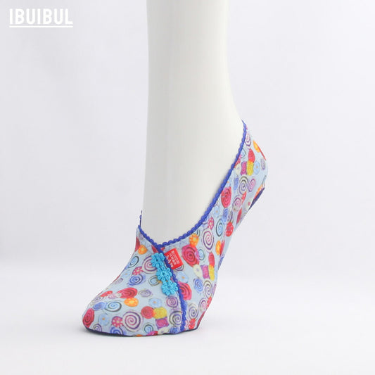 【送料無料】レディース 夏用 フットカバー 2025 No.7 フリーサイズ 23.0~25.0cm 脱げない すべり止め付き 春夏 ルームソックス ポソン プレゼント かわいい おしゃれ