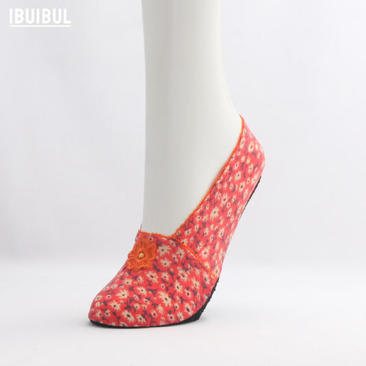 【送料無料】レディース 夏用 フットカバー 2025 No.10 フリーサイズ 22.0~24.5cm 脱げない すべり止め付き 春夏 ルームソックス ポソン プレゼント かわいい おしゃれ