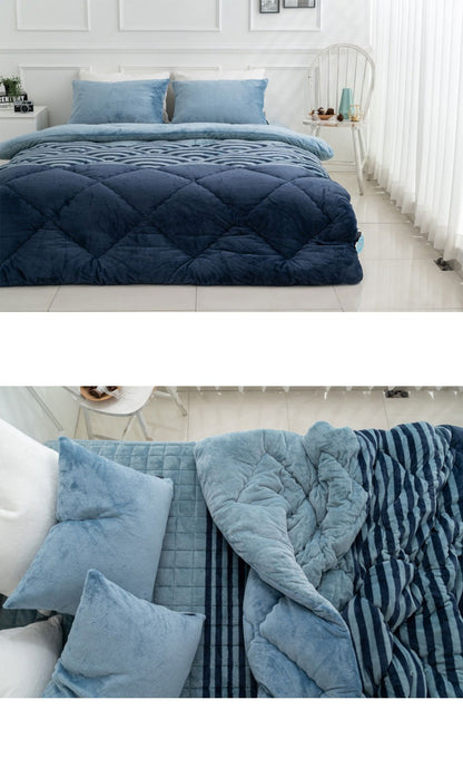 マイクロファイバー布団【 ルー(S)160x210cm 】 毛足 5mm 冬掛け布団