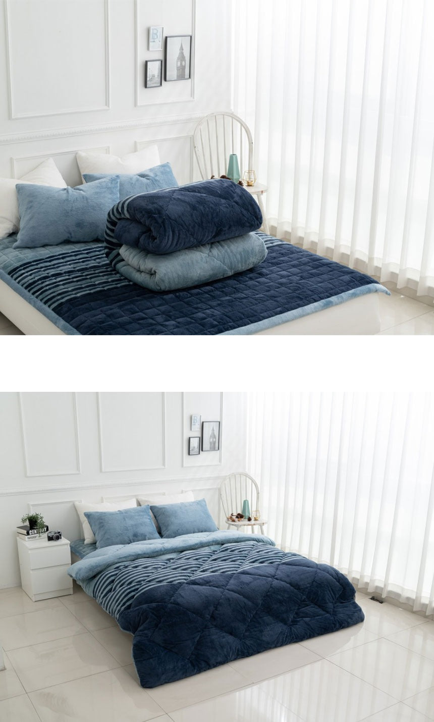 マイクロファイバー布団【 ルー(S)160x210cm 】 毛足 5mm 冬掛け布団