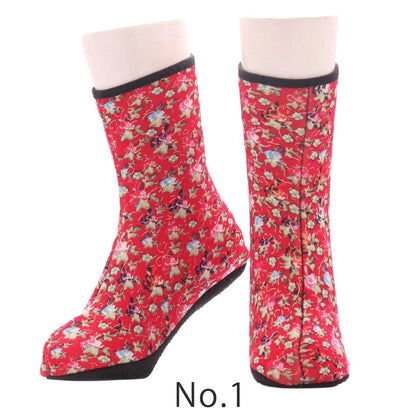 【送料無料】 小花ピカピカ ミドル 22.5～24.5cm