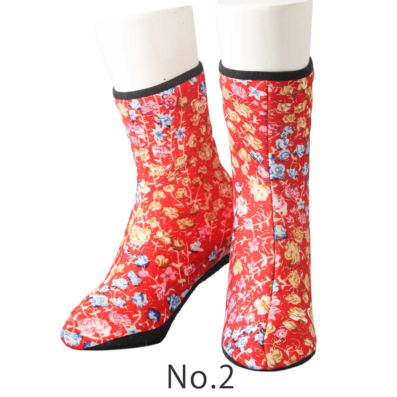 【送料無料】 小花ピカピカ ミドル 22.5～24.5cm