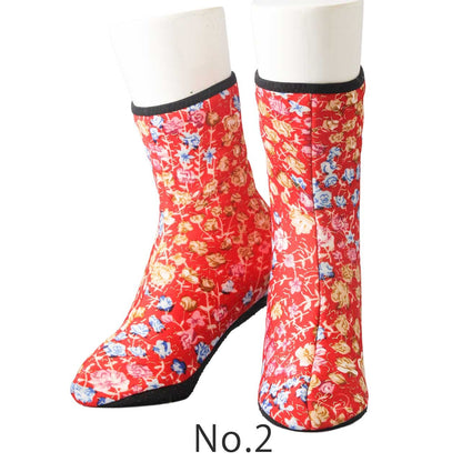 【送料無料】 小花ピカピカ ミドル 22.5～24.5cm