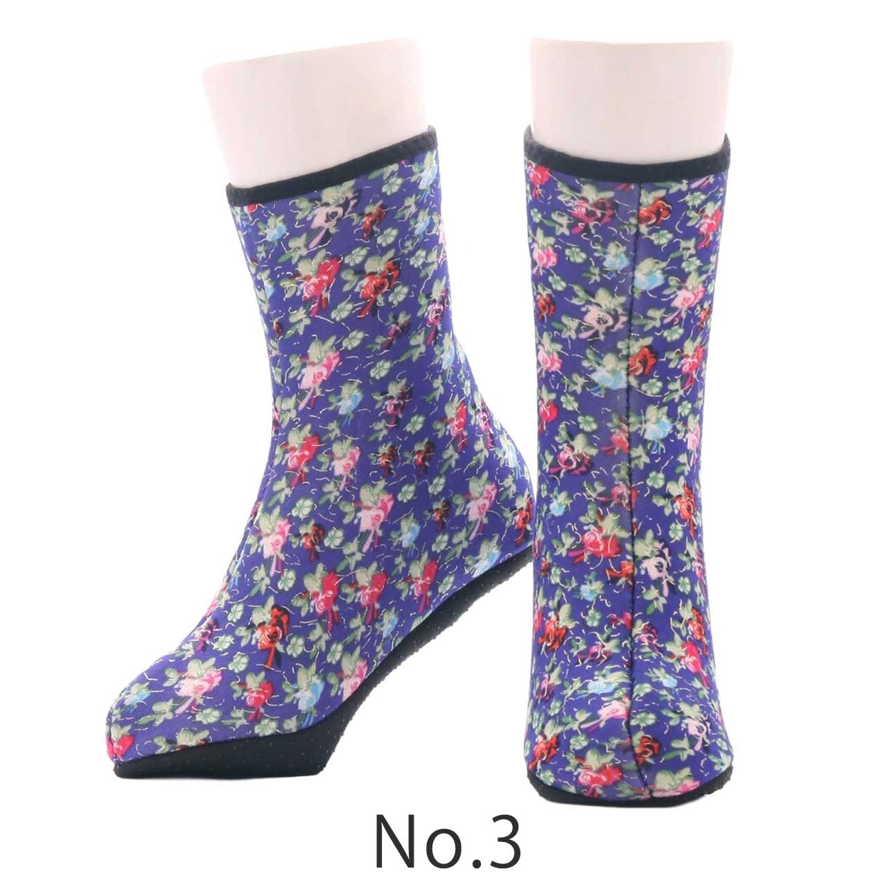 【送料無料】 小花ピカピカ ミドル 22.5～24.5cm