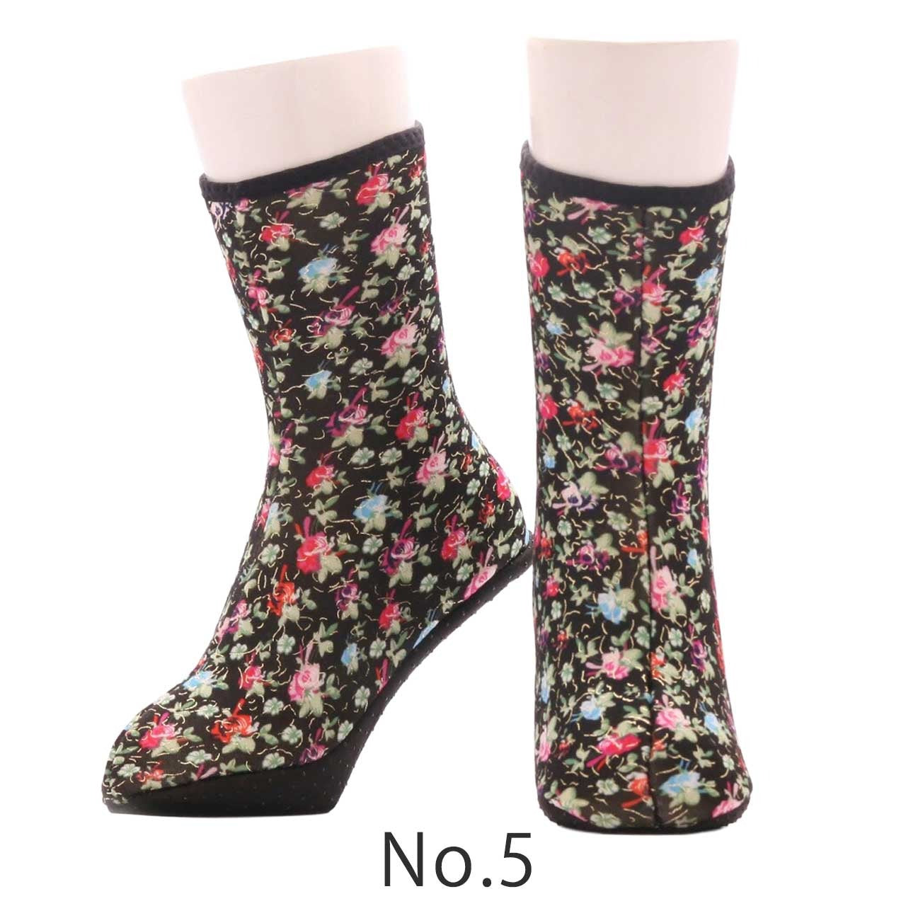 【送料無料】 小花ピカピカ ミドル 22.5～24.5cm