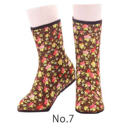 【送料無料】 小花ピカピカ ミドル 22.5～24.5cm