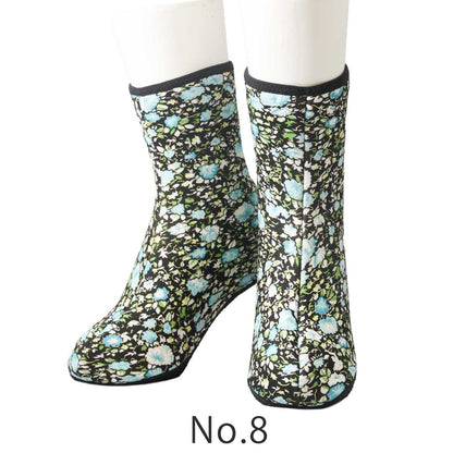 【送料無料】 小花ピカピカ ミドル 22.5～24.5cm