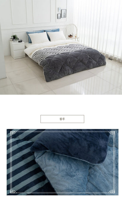 マイクロファイバー布団【 ルー(S)160x210cm 】 毛足 5mm 冬掛け布団