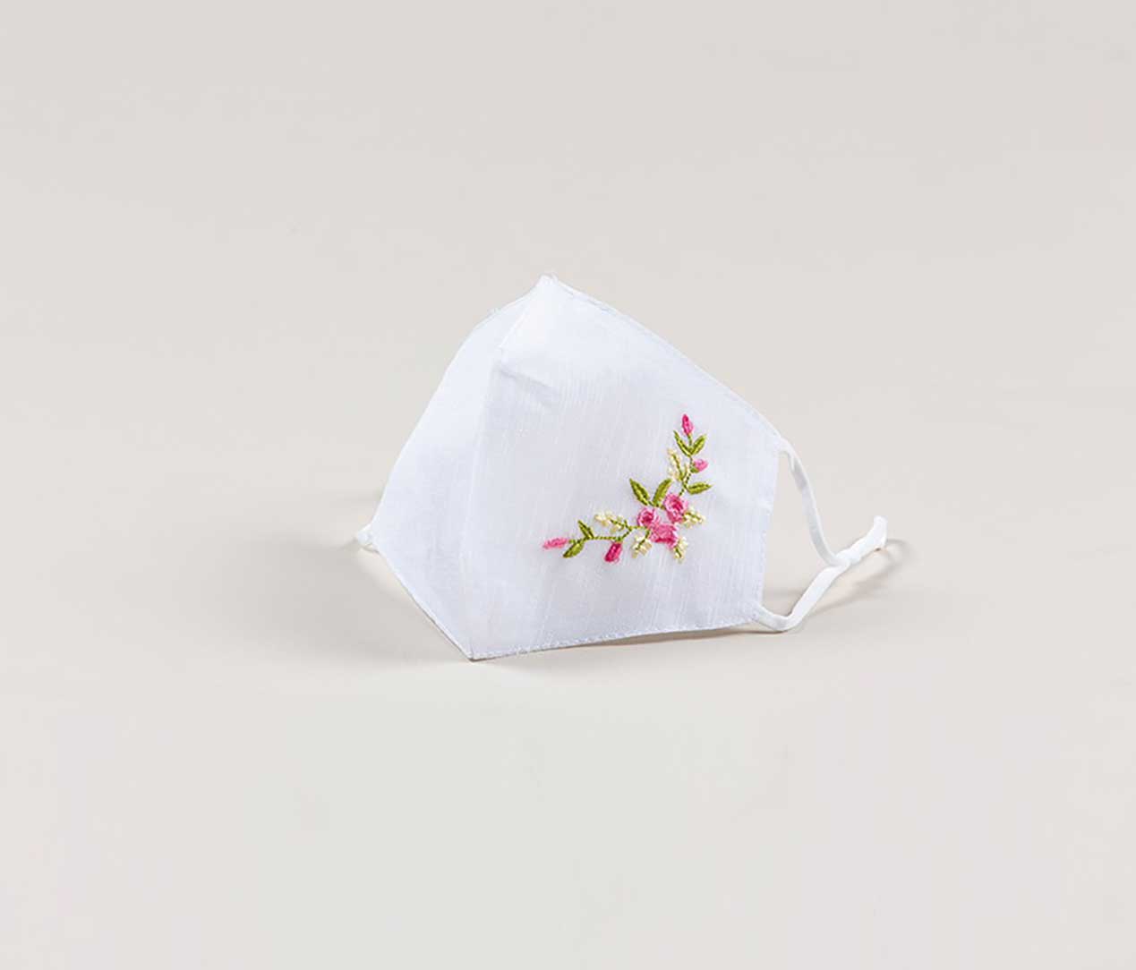 送料無料【 韓国マスク 刺繍 麻マスク モシマスク 】 メール便 洗える プレゼント ギフト お試し かわいい おしゃれ