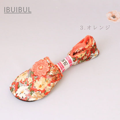 夏用フットカバー【2024 No.6】【アネモネ】22.0～24.5cm 送料無料 メール便#y240508
