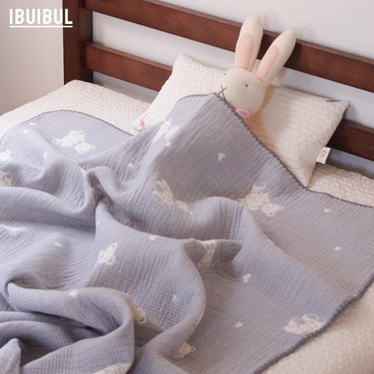 【 Kids Baby ミニイブル 綿100% 100x150cm】ジャガード織風 かわいいくま・恐竜・ムーンスター おひるね布団   掛け布団 キッズ ベビー ハーフケット ブランケット お昼寝 肌掛け 膝掛け ひざかけ プレゼント