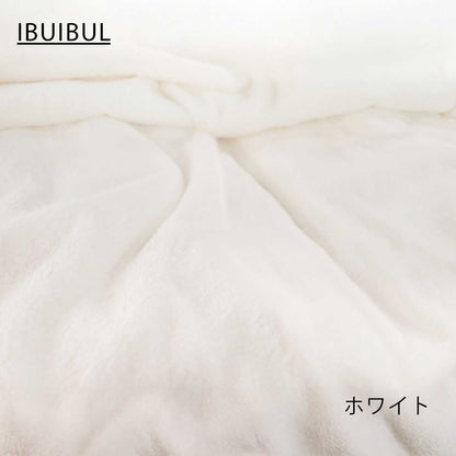 【冬の暖かい毛布】韓国 ラビットファーブランケット (S) シングル 150×200cm 韓国イブル 掛布団 寝具 洗濯 丸洗い 快眠 昼寝 睡眠 気持ちいい肌ざわり