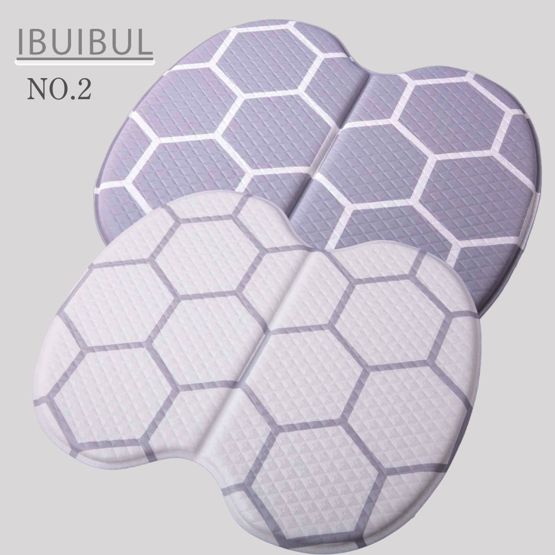 New【送料無料】やわらかサウナマット (ピーナッツ型)